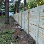 The fence from the inside