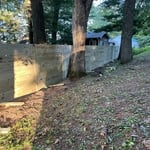 The fence from the outside