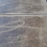 Concrete sidewalk (before)