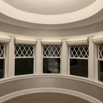 roman shade install
