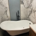 tub and faucet