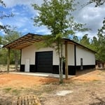 enclosed shed