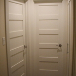 New doors and casing