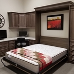 Wall Bed and Office Combo