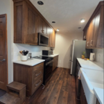 Stained Maple Cabinets