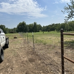 Field Fence and Barbed Wire