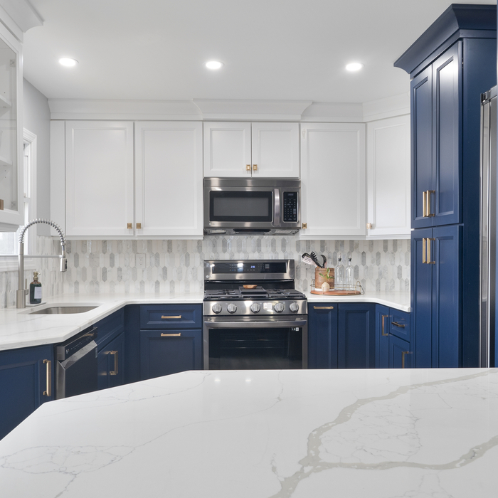 Blue & White Kitchen