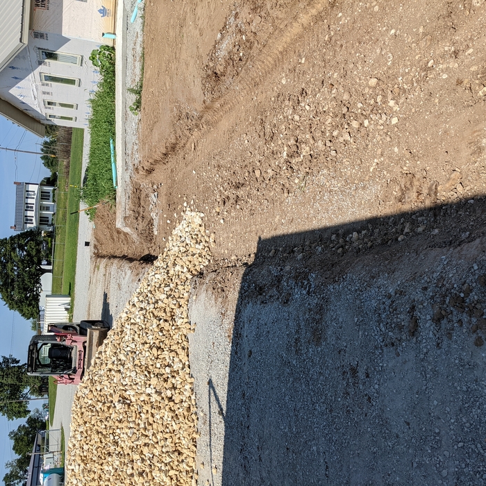 Trench for Drainage tile