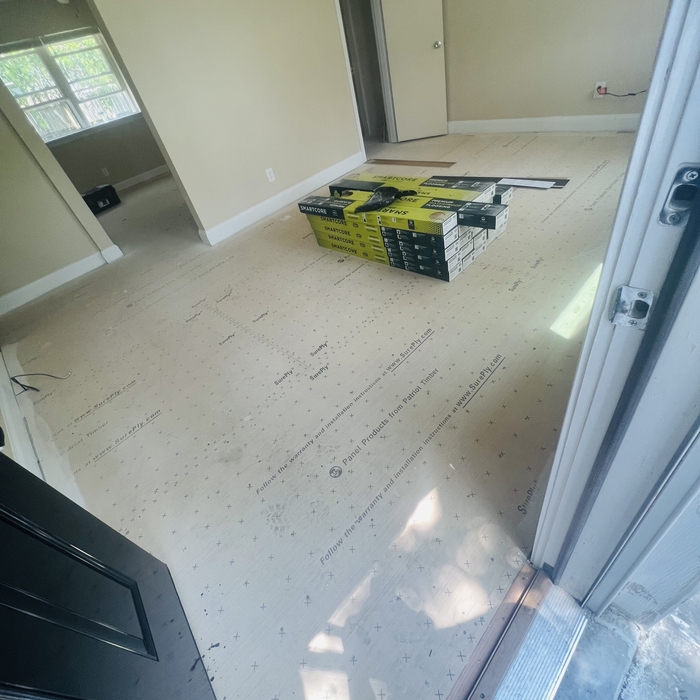 Lvt flooring installation