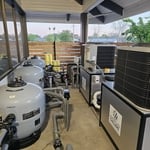 Commercial Equipment set up.