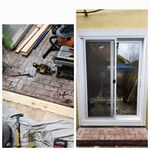 Sliding glass door installation