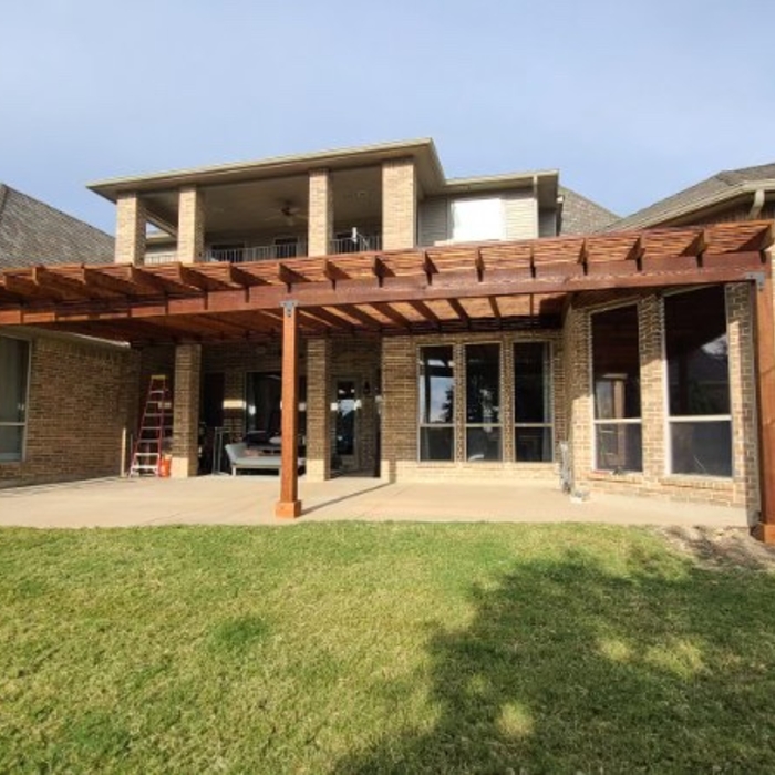 Attached Pergola