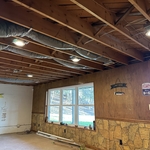 Recessed lighting added