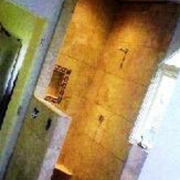 Travertine Shower