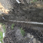 Straightening out the sewer line run.
