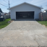Driveway after