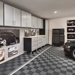 Silver II Garage with Swisstrax flooring