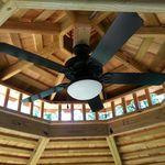 Gazebo ceiling fan!