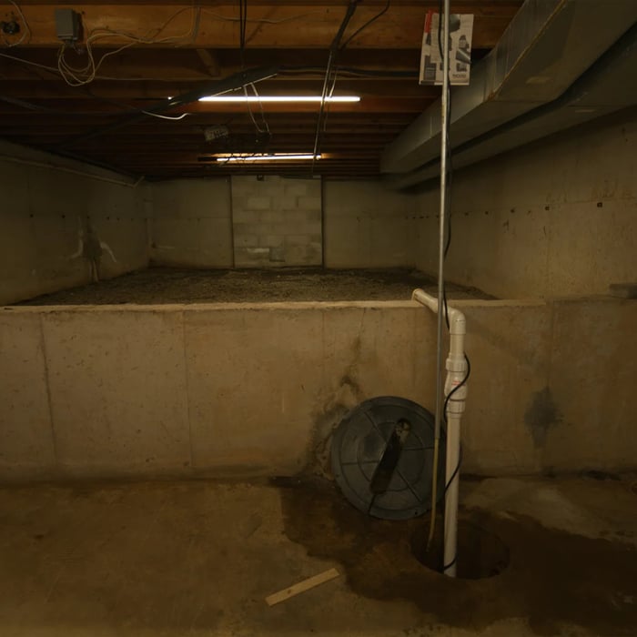 Basement Before and After