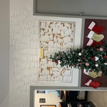 Google Review Wall during Christmas