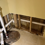 Flood Cuts from Water Damage