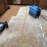 Kitchen Floor Water Damage