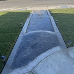 stamped steps