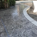 stamped pool