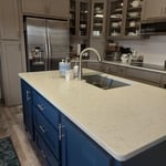 kitchen cabinets and island