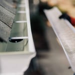 Seamless gutter install