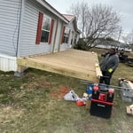 front of the L shape 800sqf