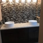 Master vanity, wall, light