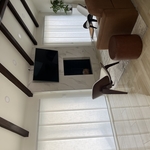 Shantung White sliding panels for patio doors