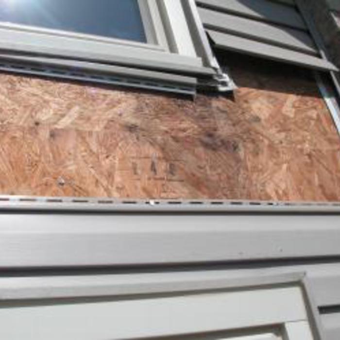leak below window