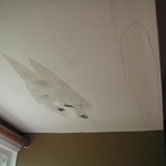 drywall damage from leak