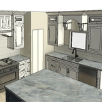 Kitchen Design and Rendering
