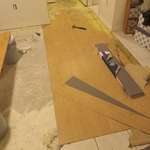 Vinyl Flooring Before