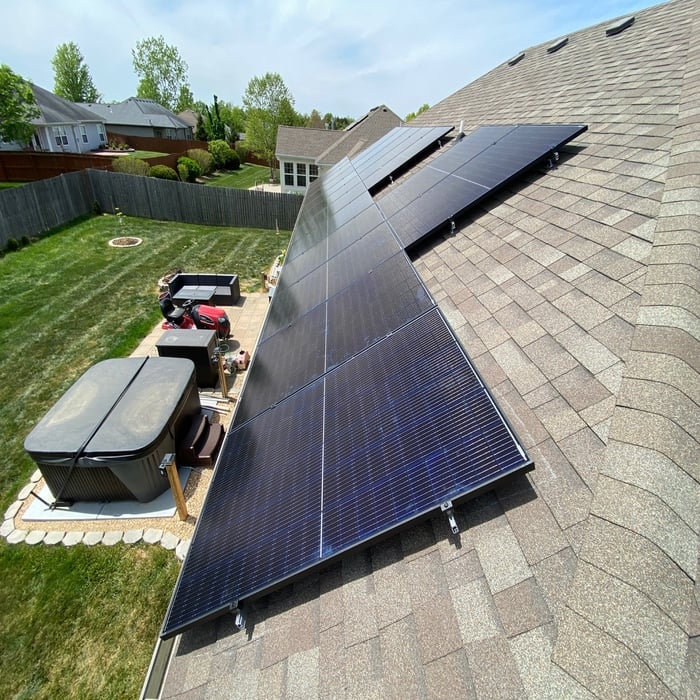 12 KW roof mount