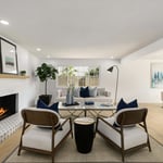 updated fireplace