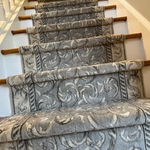 Custom stair runner Nourison Somerset Collection