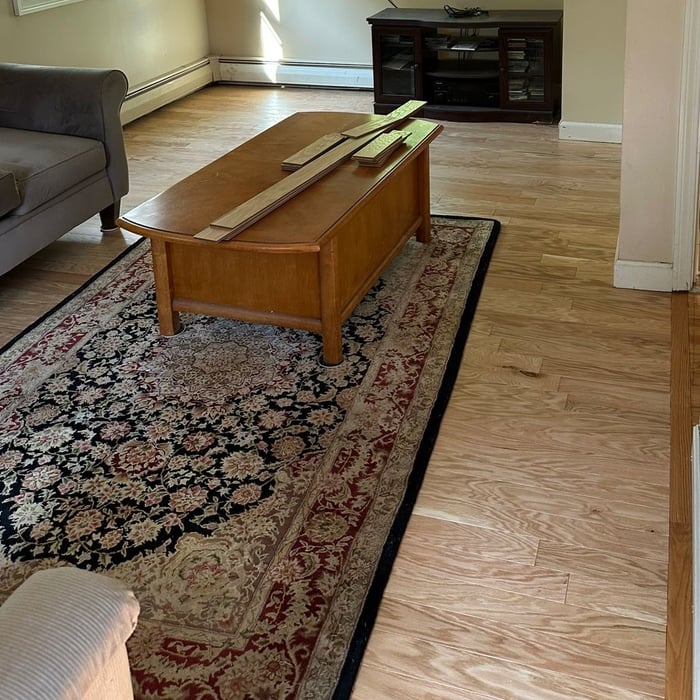 Hardwood floor replacement