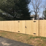6’ wood privacy