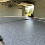 Epoxy Flake Floor - Garage