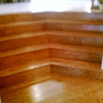 Angled stairs