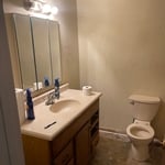 Before bathroom one