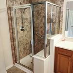 Framed 90° door