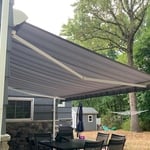View From Under Retractable Awning
