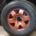Finished Powder Coated Wheel