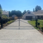 Iron Gate And Fence