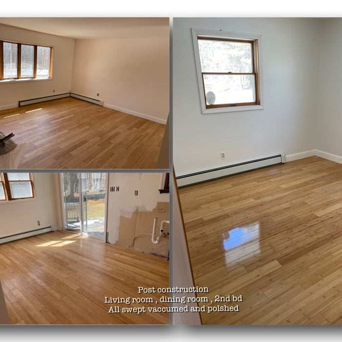 2nd bedroom , and living and dining room floors